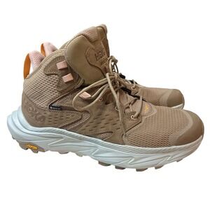 Hoka One One Anacapa 2 Mid GTX Hiking Boots Dune Pink Womens 11 1142831 Gore-Tex